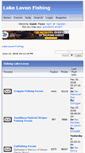 Mobile Screenshot of forum.lakelavonfishing.com